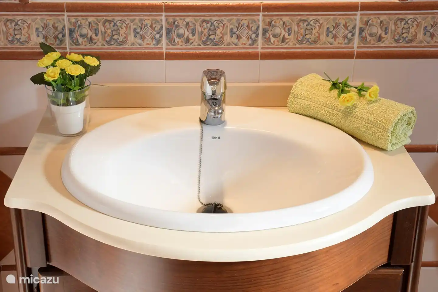 Detail en-suite badkamer.