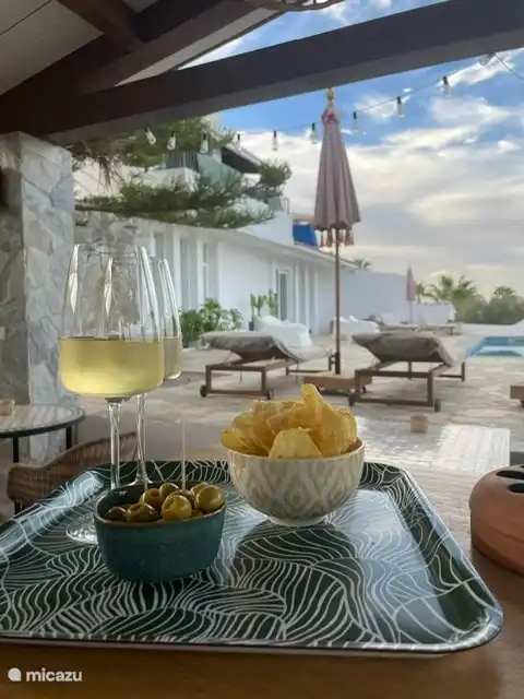 Blick von der Außenbar.