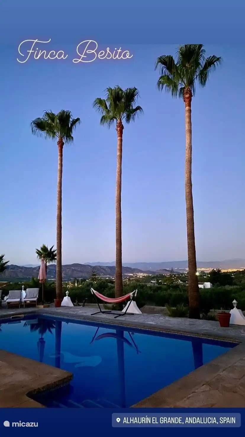 Unser Blick vom Pool.