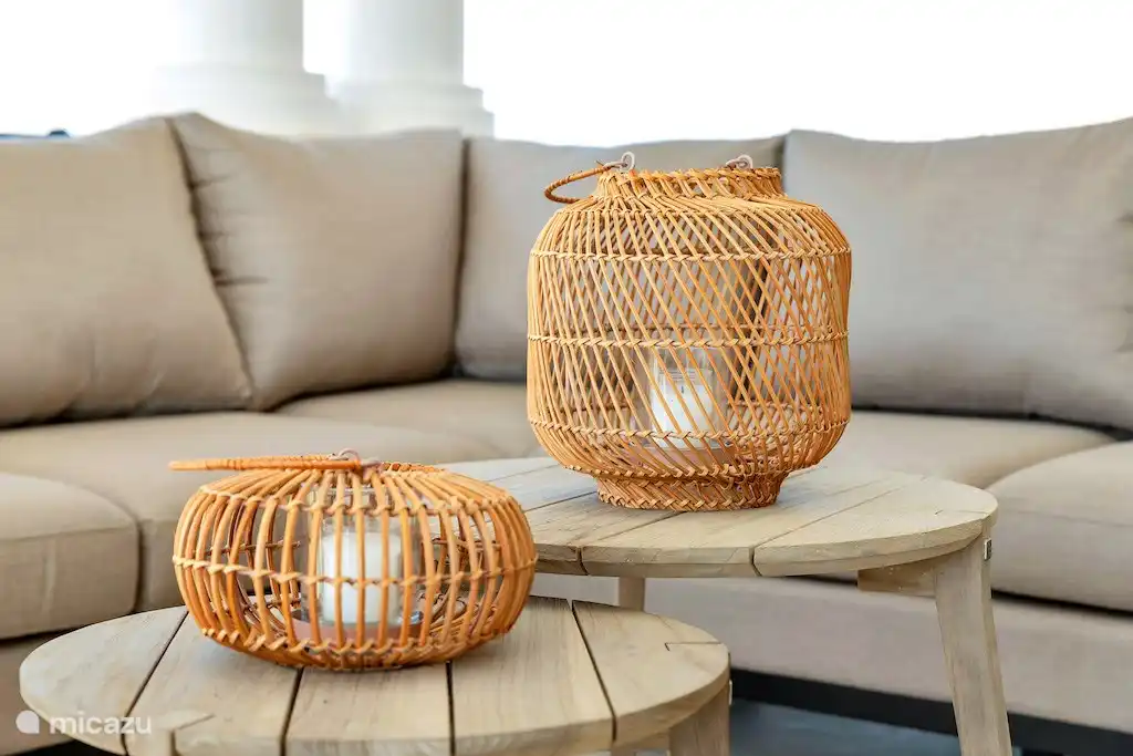 Terras met uitzicht over oceaan