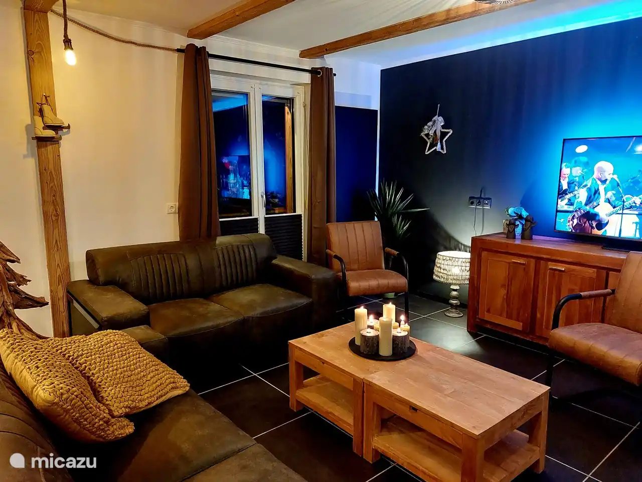 Gezellige zitkamer/keuken