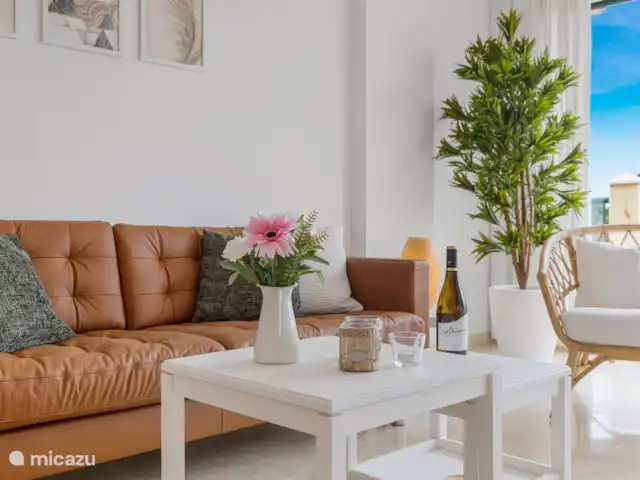casa pura vida en España, Costa del Sol, Benalmádena - apartamento Sala de estar