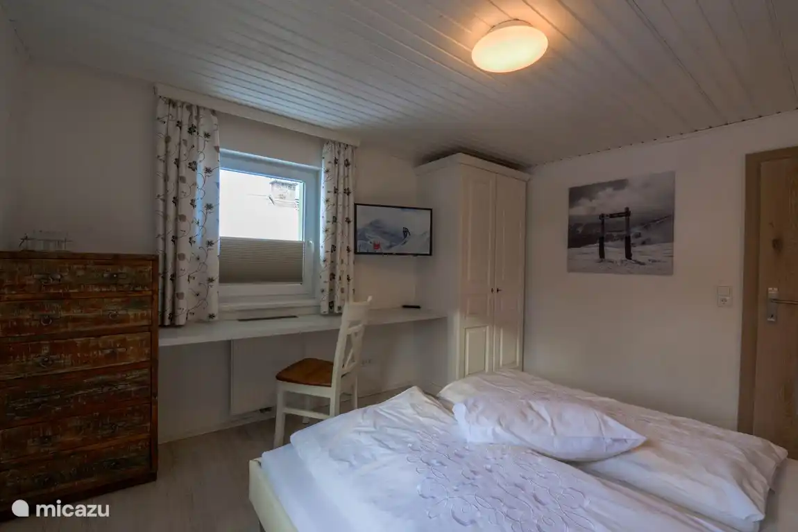 Schlafzimmer des Chalets.