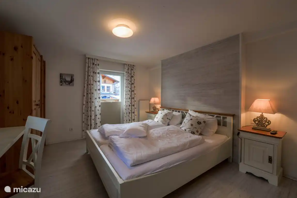 Schlafzimmer des Chalets.