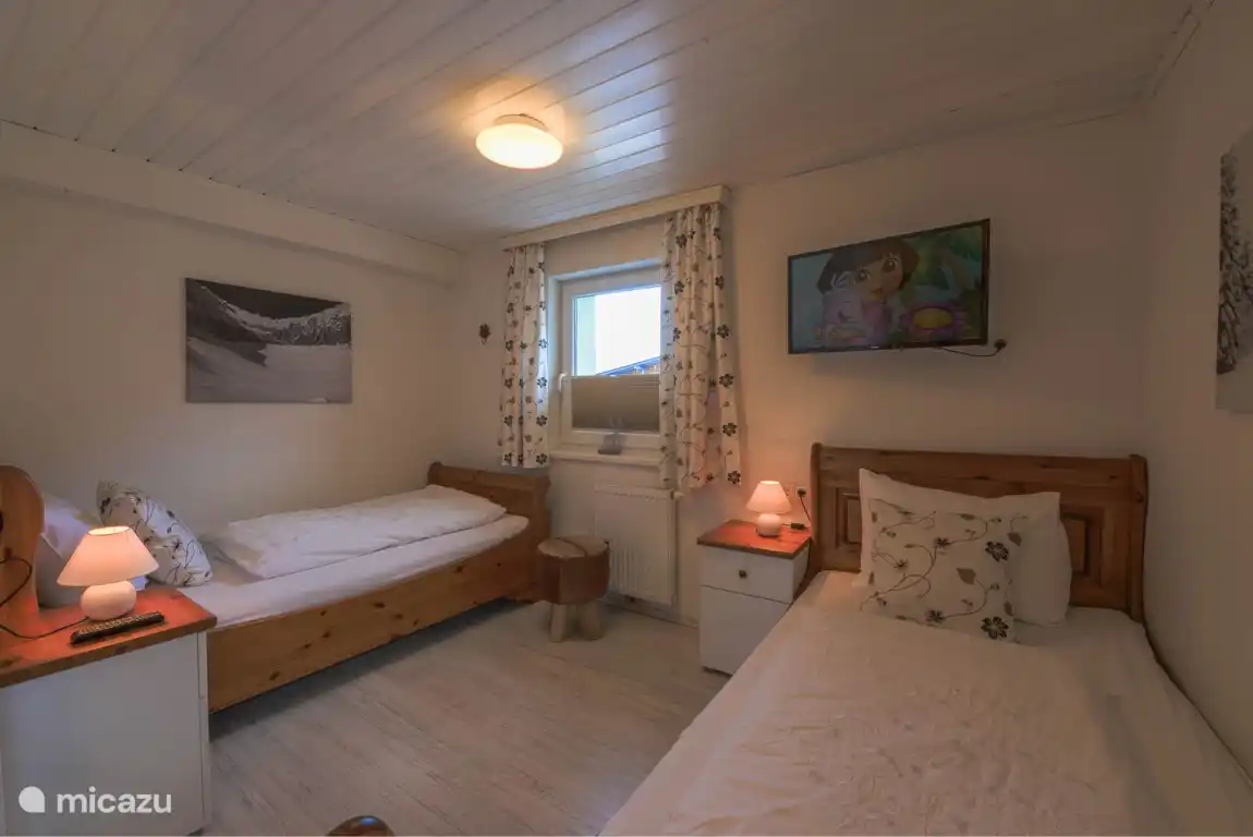 Schlafzimmer des Chalets.