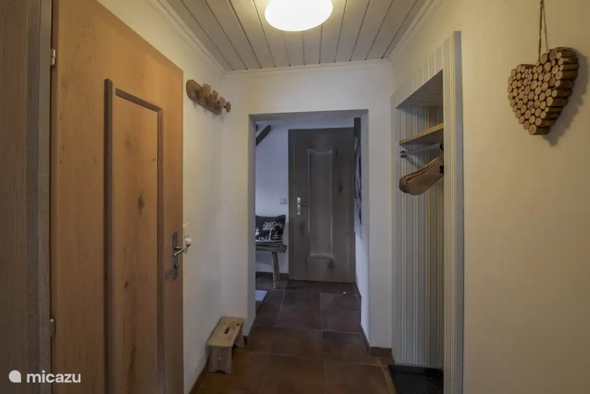 Die Halle des Chalets.