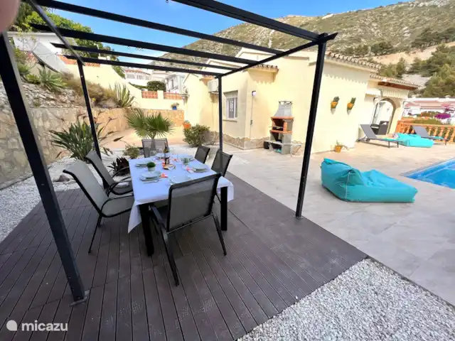 Maravilla Solar en España, Costa Blanca, Benitachell - villa Comedor al aire libre junto a la piscina