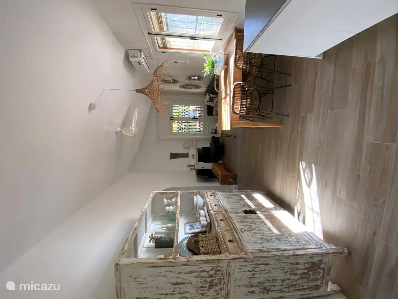 This is what you see when you come through the front door and step into the apartment.