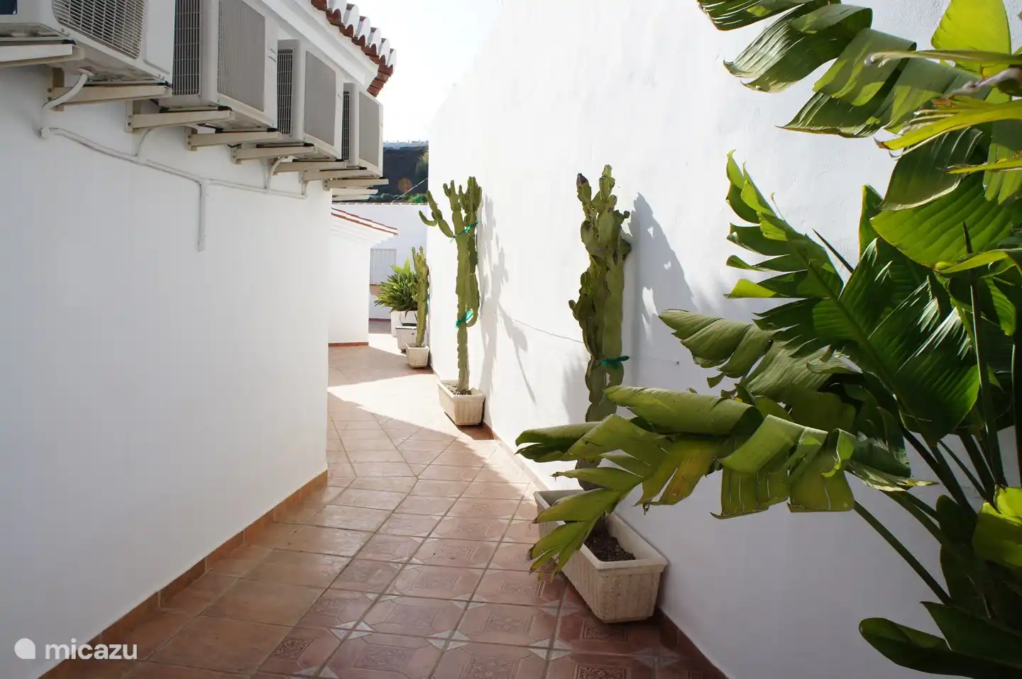 There is air conditioning in every living room and bedroom.