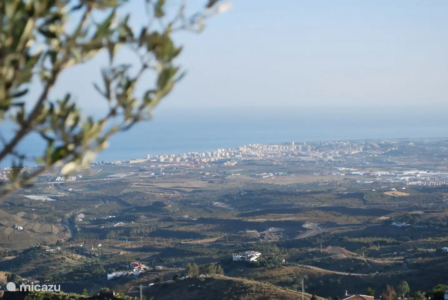 view over the coastal town of Torre del Mar