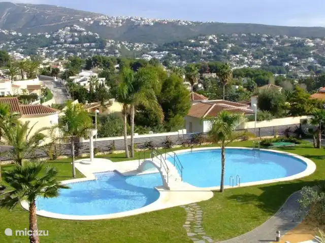 Casa Moraira Sport huren in Spanje, Costa Blanca, Moraira - vakantiehuis Lagunevormig gemeenschappelijk zwembad