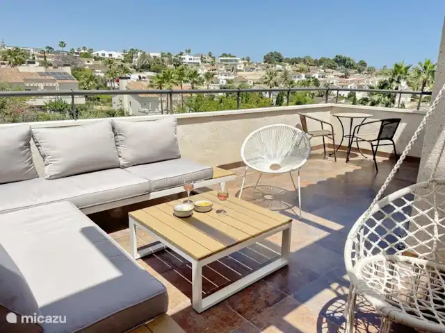 Casa Moraira Sport huren in Spanje, Costa Blanca, Moraira - vakantiehuis Terras op de 1ste verdieping