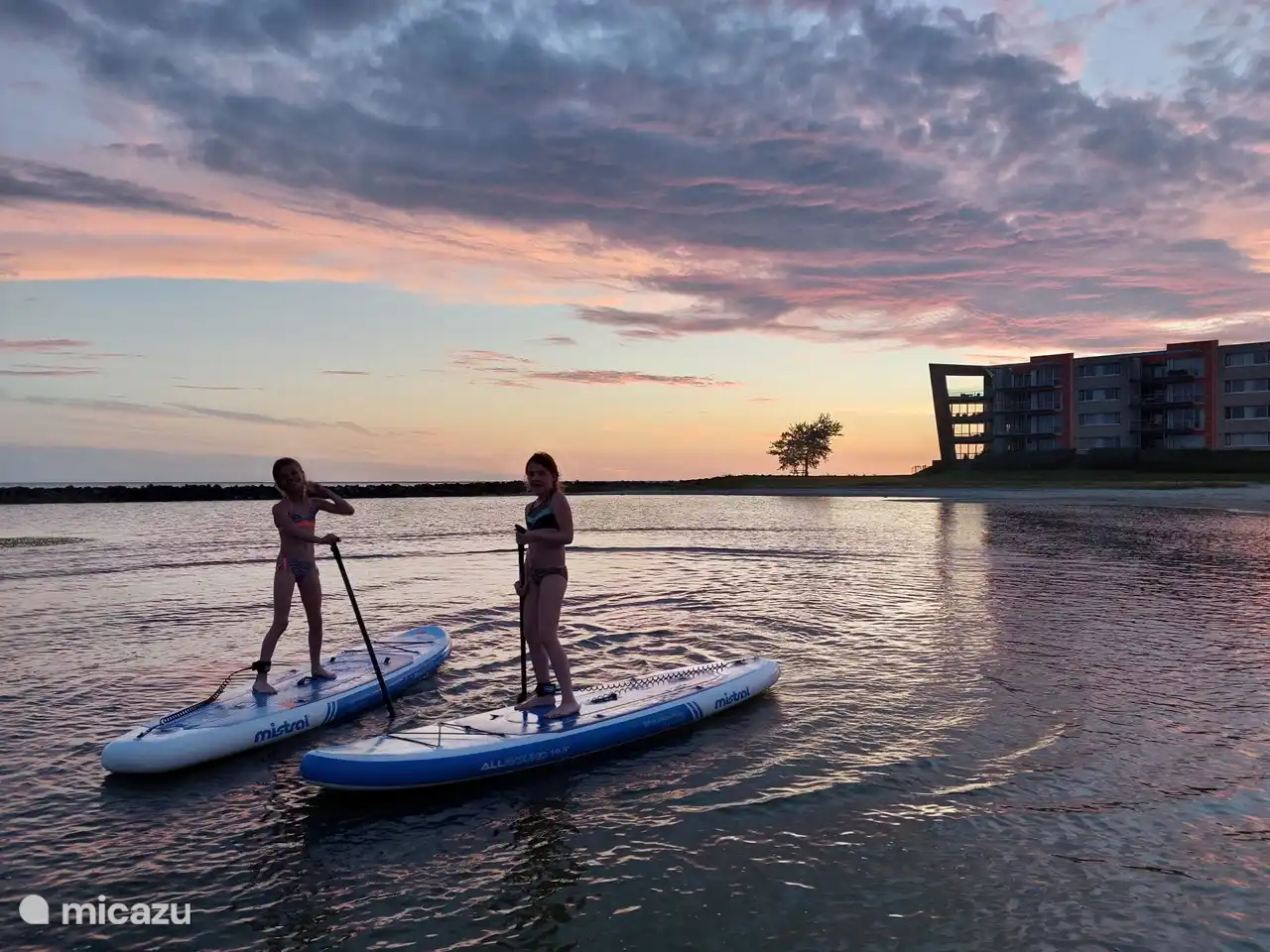 Las tablas de SUP son parte de la casa y son de uso gratuito.