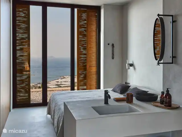 Metochi Lodge huren in Griekenland, Kreta, Platanos - villa Zicht op zee vanuit alle slaapkamers