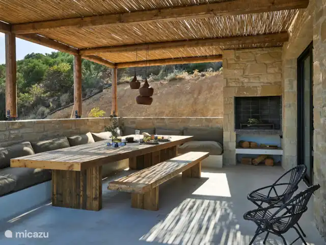 Metochi Lodge huren in Griekenland, Kreta, Platanos - villa Patio naast de keuken