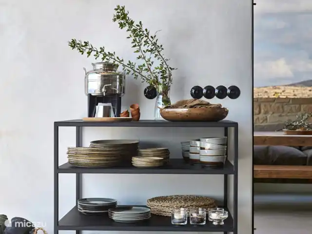 Metochi Lodge huren in Griekenland, Kreta, Platanos - villa Serviezen en keukenbenodigheden, olijfolie van eigen bomen à volonté