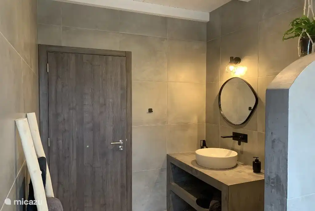 Moderne badkamer met inloopdouche.