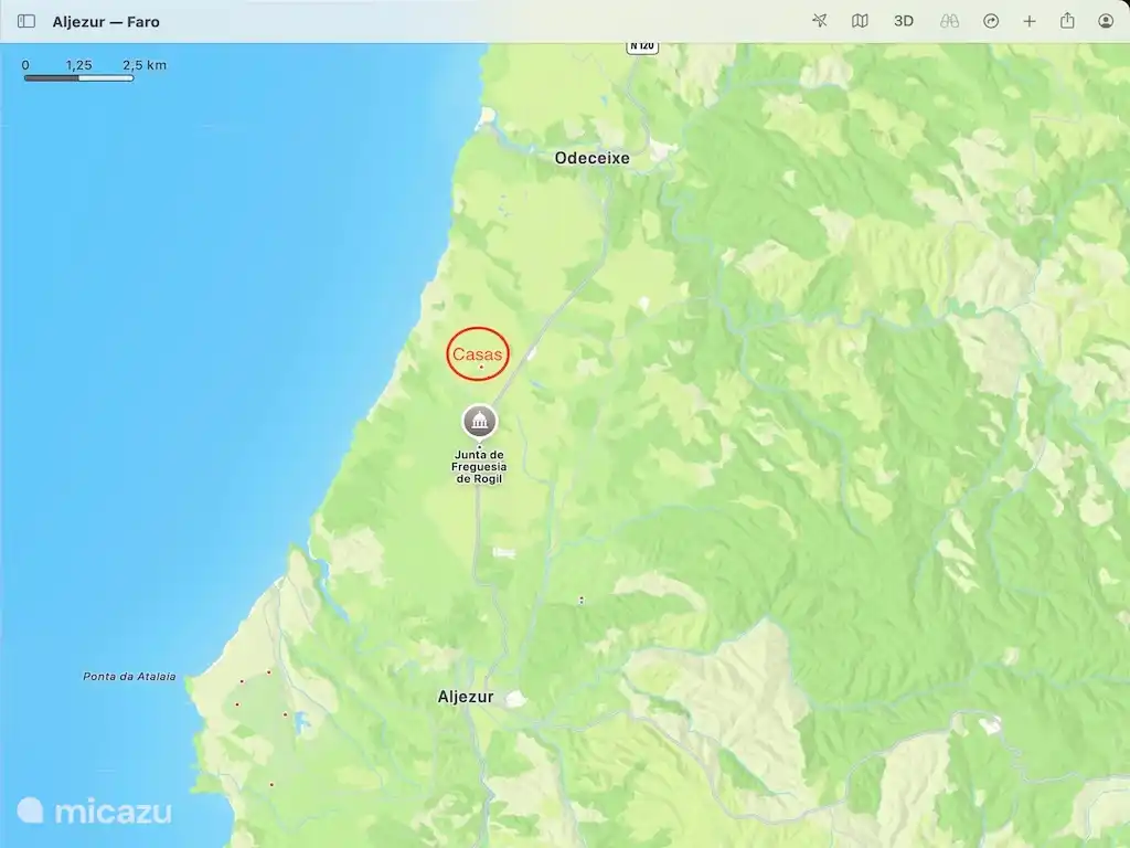 Gelegen in Meeresnähe