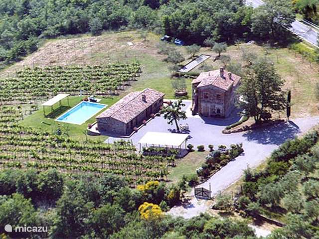 Mindervaliden, Italië, Toscane, Radicofani, villa Zuid Toscane - villa privé zwembad