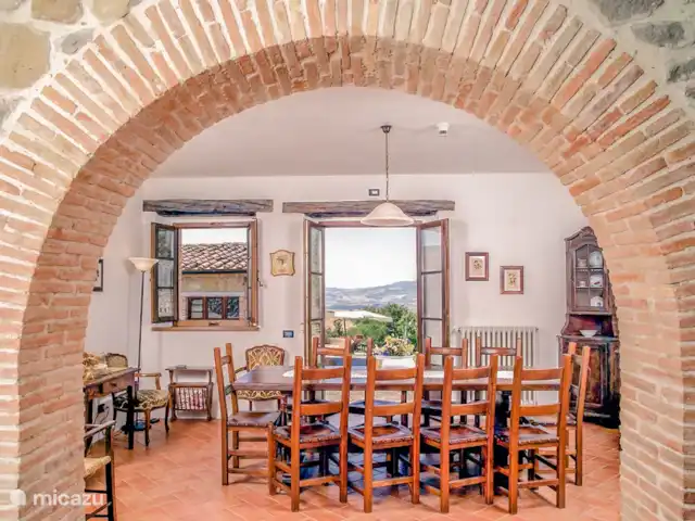Alojamiento para grupos, Italia, Toscana, Radicofani, villa Sur de la Toscana - villa piscina privada
