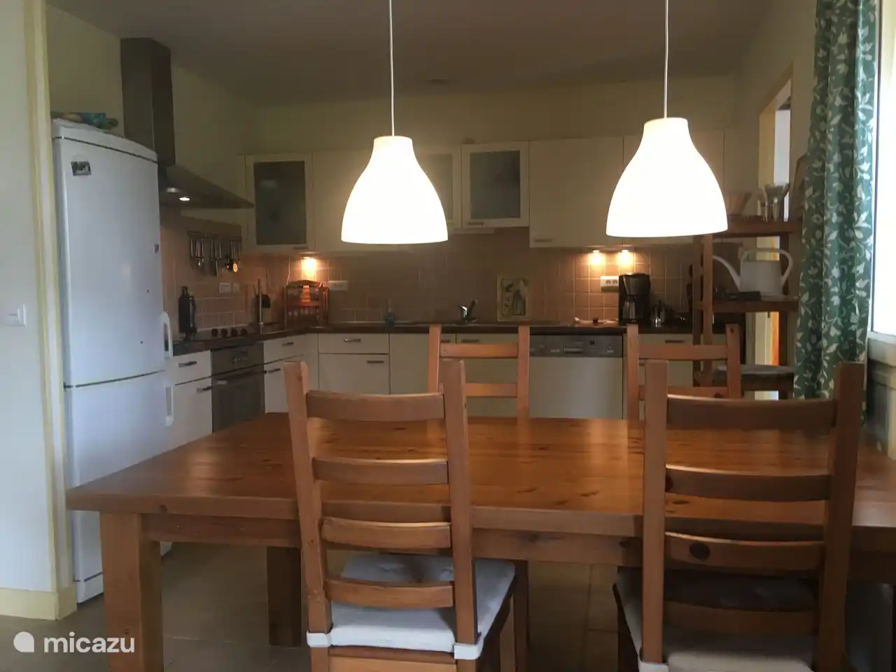 zithoek in open keuken