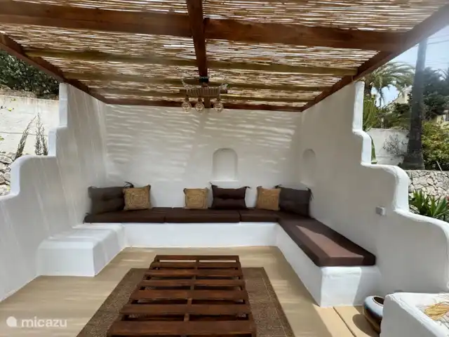 Villa Futura huren in Spanje, Costa Blanca, Benissa - villa Lounge corner in de tuin