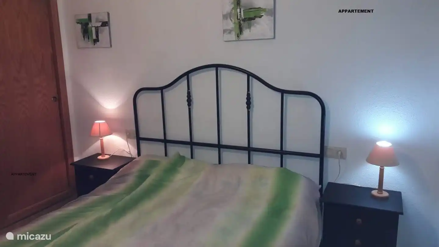 The bed of Love, indispensable for a nice holiday. Coincidentally, there is also a lot of closet space.