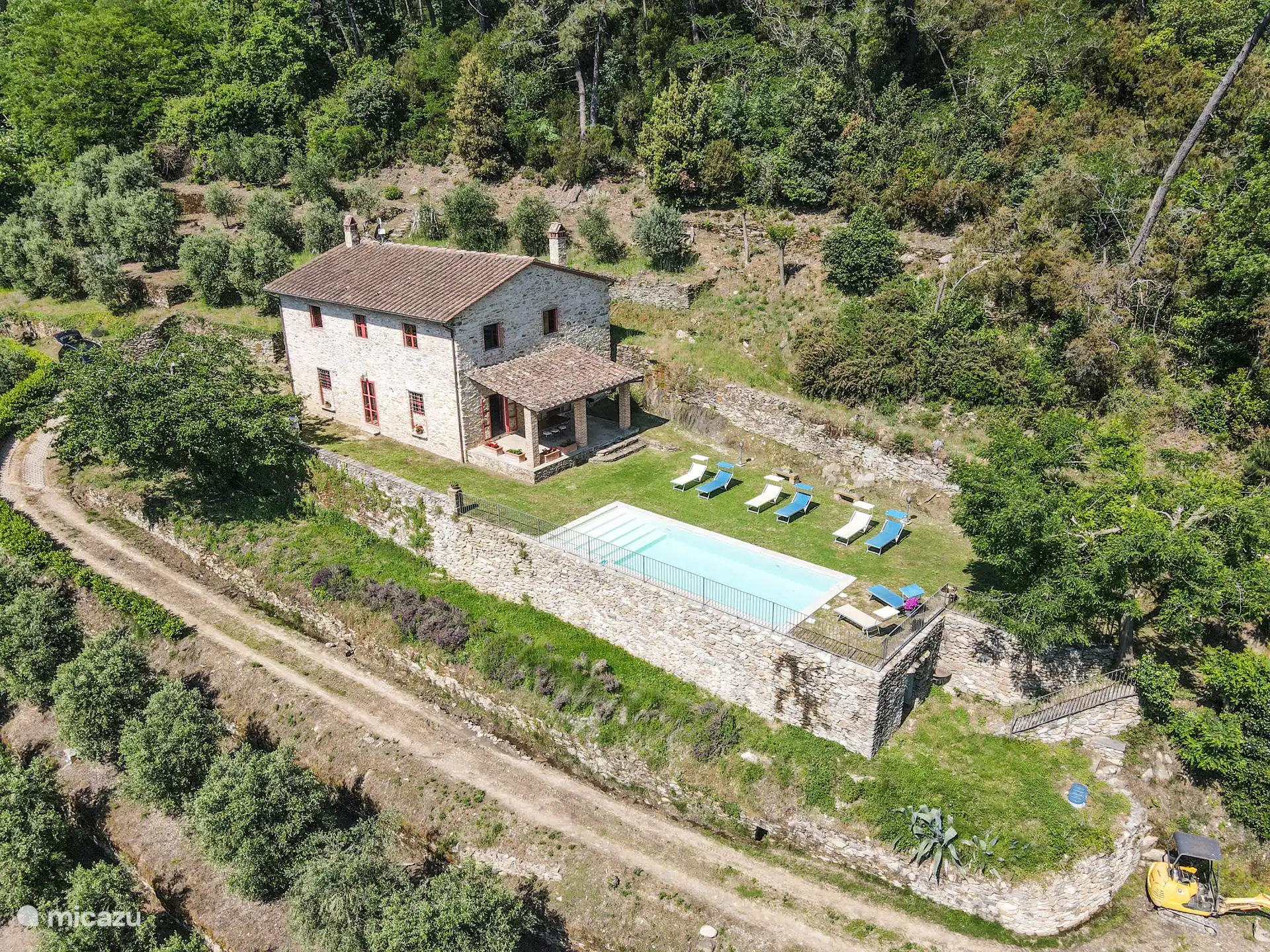 villa in Italy, Tuscany, Buti – Near Lucca - house with private pool