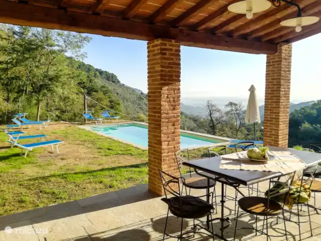 Location de Vacances Italie, Toscane, Buti, villa - Près de Lucca - maison avec piscine privée
