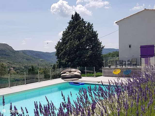Holiday home in France, Ardèche, Rompon - villa La Maison Blanche