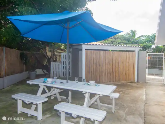Casa Jardin Oasis | Curaçao, Banda Abou (ouest), Big Mountain - maison de vacances Côté terrasse son