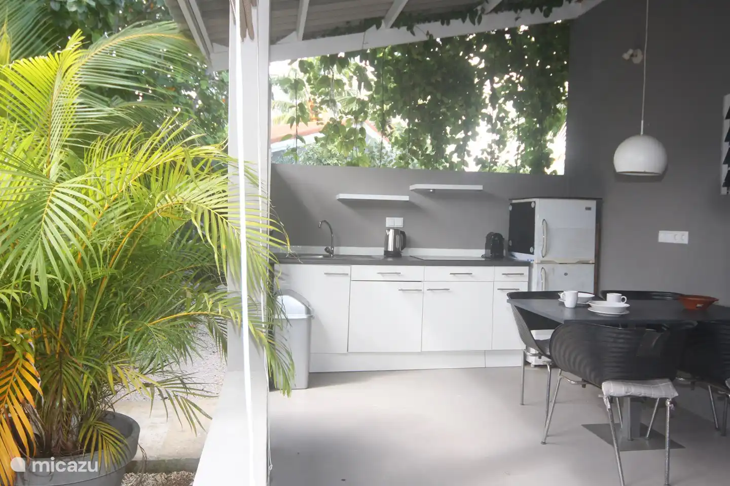 Apartment mit Außenküche