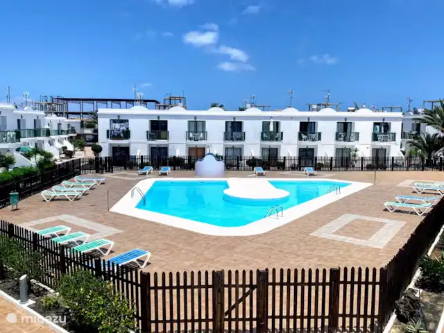 casa lisa en España, Fuerteventura, Corralejo - apartamento 2ª piscina más pequeña