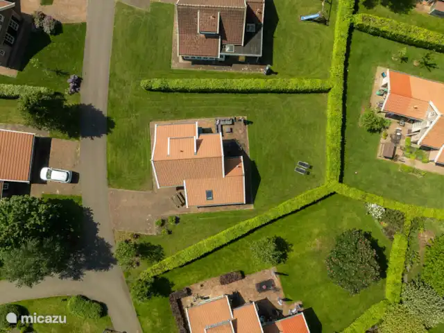Maison de campagne Bosuil | Pays-Bas, Overijssel, Hoge Hexel - maison de vacances Vue de dessus.