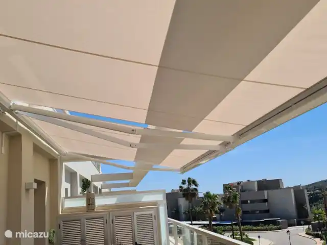Hip appartement - Casa Mijas -Málaga huren in Spanje, Costa del Sol, La Cala de Mijas - appartement Fijne zonneschermen met wind sensor.