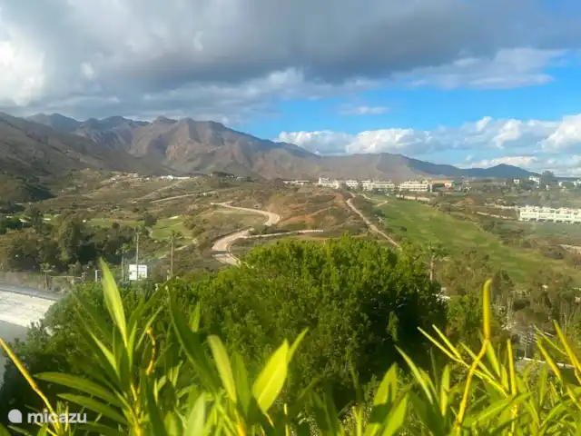 Hip appartement - Casa Mijas -Málaga huren in Spanje, Costa del Sol, La Cala de Mijas - appartement Overzicht van het golfdal vanaf de andere kant.