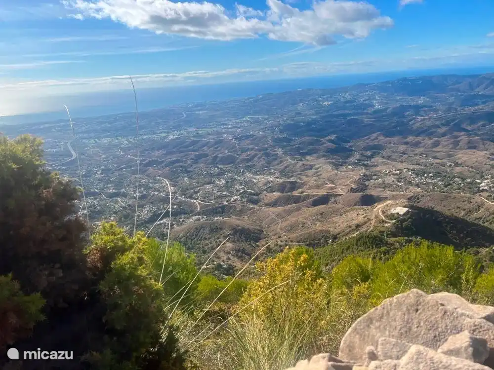 Blick von der Sierra Mijas.