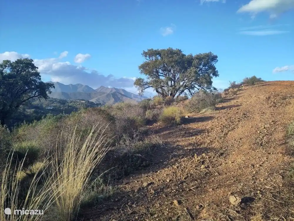 Schöne Aussicht auf die Sierra de Mijas.