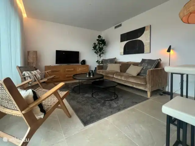 Hip appartement - Casa Mijas -Málaga huren in Spanje, Costa del Sol, La Cala de Mijas - appartement De zitkamer.