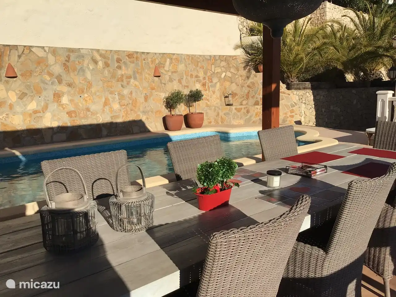 Terrasse im Obergeschoss