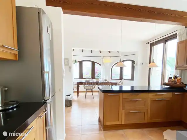 Location de Vacances Espagne, Costa Blanca, Moraira, villa - Maison Cosy cuisine ouverte