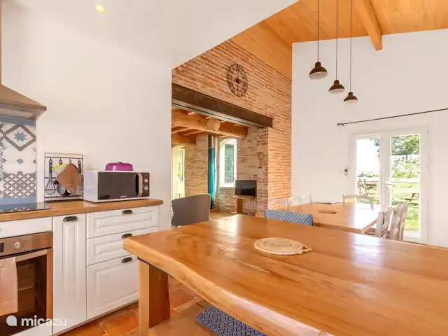 villenouve en Francia, Alto Garnoa, Villenouvelle - casa vacacional La cocina