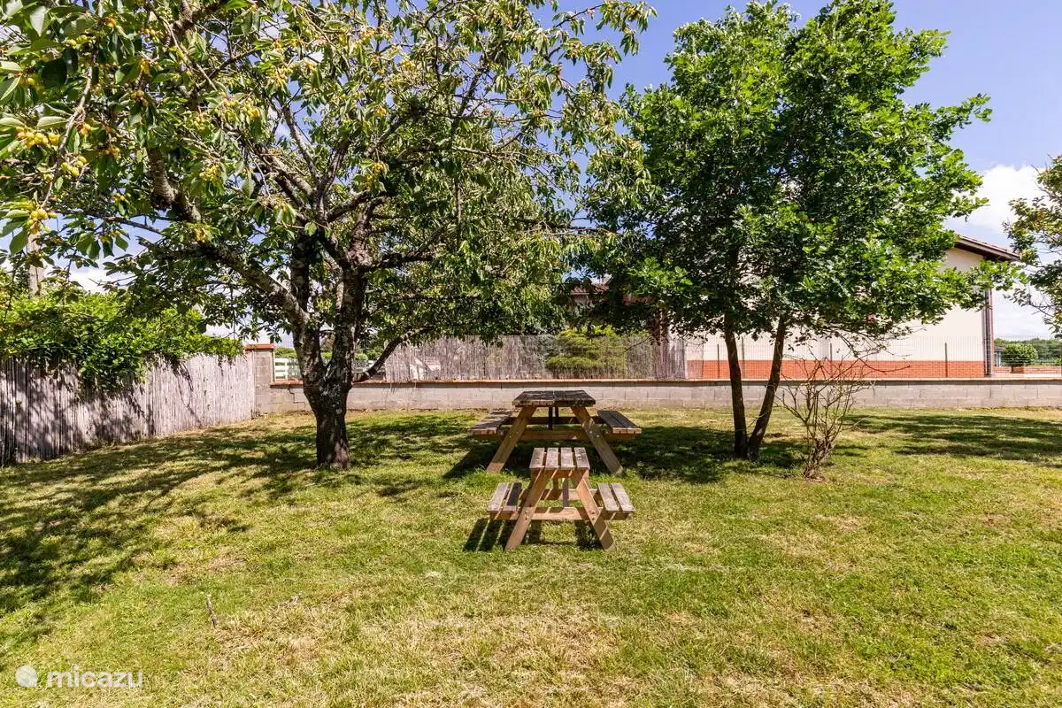 Picknicktisch im Garten