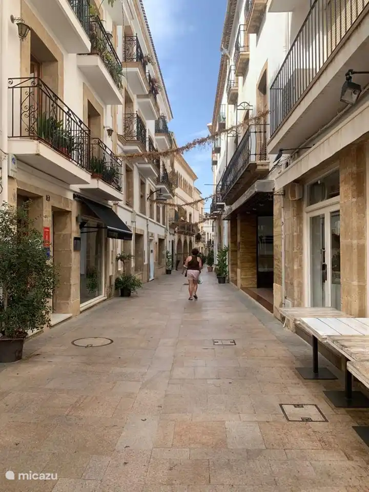 Nice streets to visit in the old town of Javea.