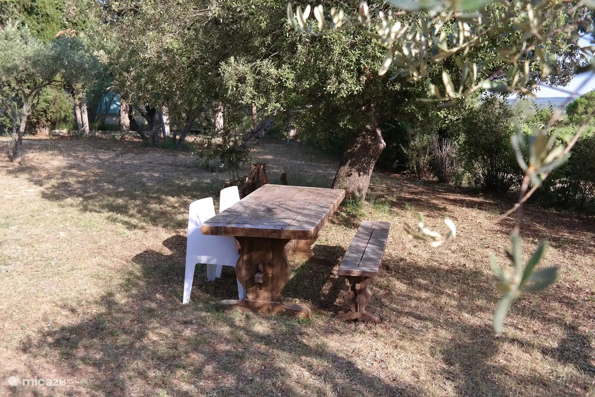 Ein Sitzplatz im Garten