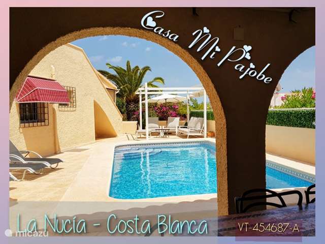 Holiday home in Spain, Costa Blanca, Benidorm – villa Casa Mi Pajobe (2 bedrooms/max 4 pers)