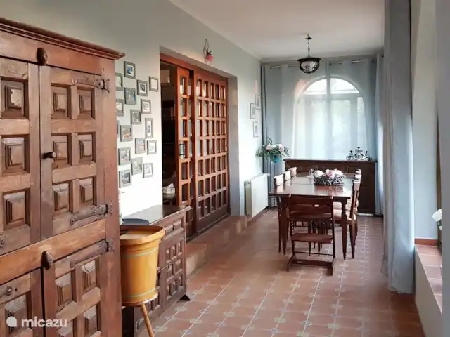 Casa Mi Pajobe (2 chambres/max 4 pers) | Espagne, Costa Blanca, Benidorm - villa La maison a une naya donnant sur le jardin, qui a été aménagée comme salle à manger supplémentaire