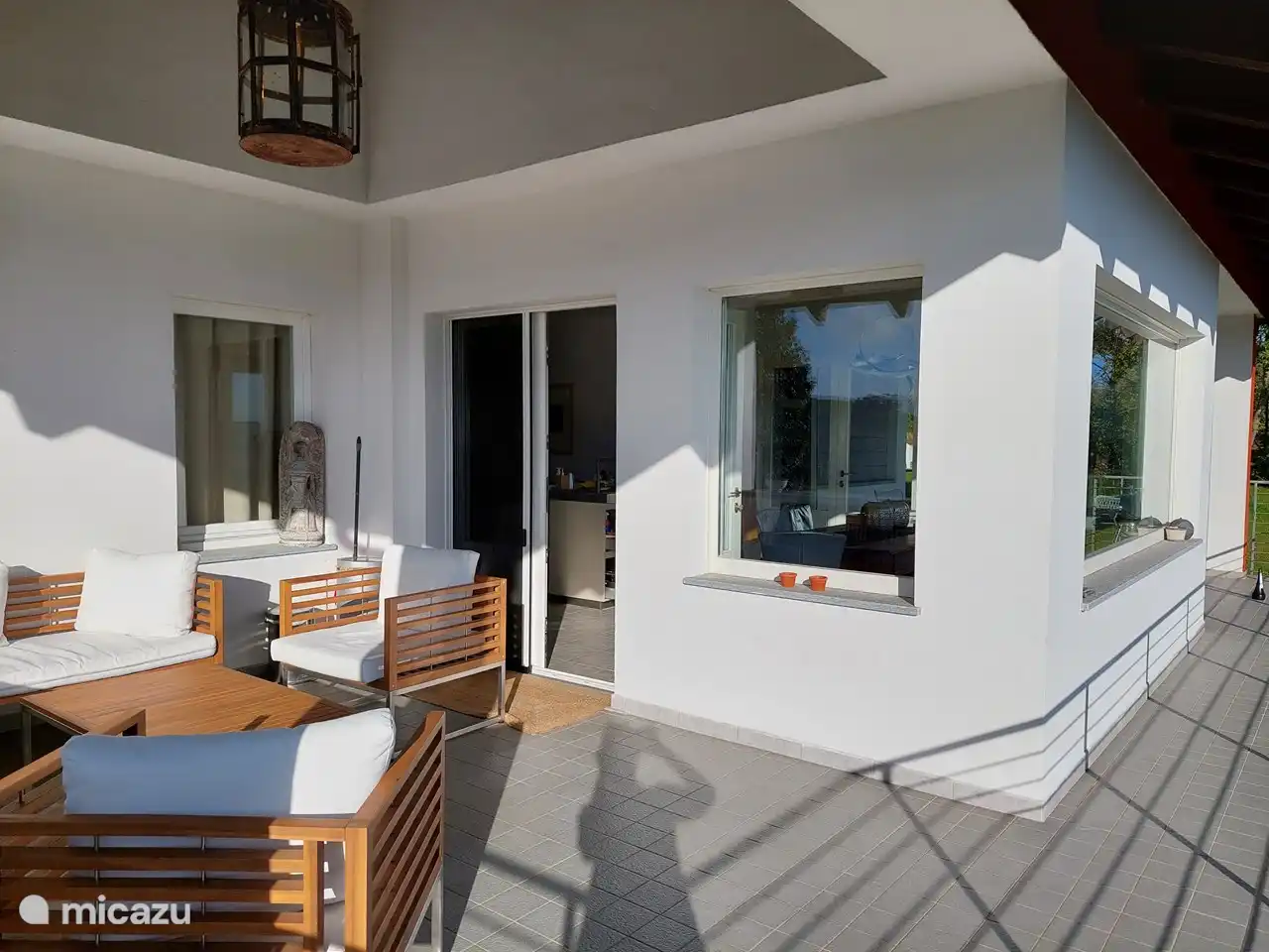 Sonnenuntergangsterrasse