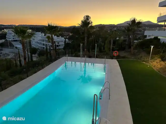 App. Stina & Rienk One80 Estepona | Espagne, Costa del Sol, Estepona - appartement Vue du balcon ouest avec les magnifiques couchers de soleil