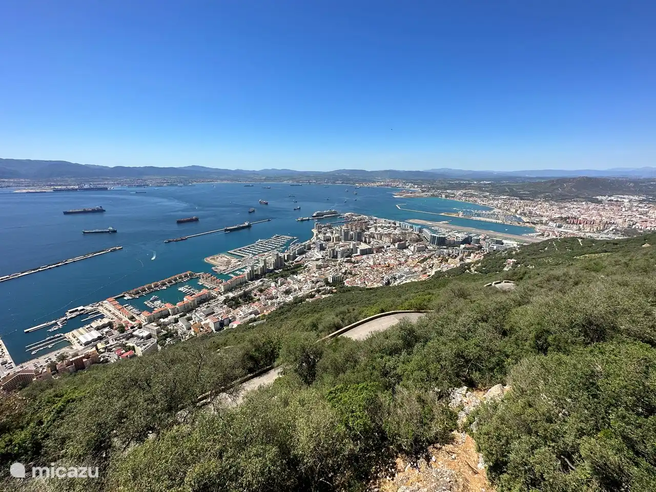 View from the Rock of Gibraltar